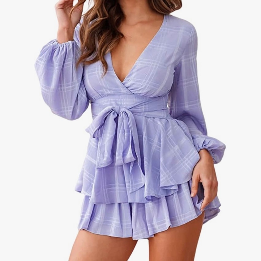 Light blue romper